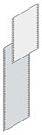Stabilizační panel regálu ORION PLUS 35x52,5 cm - sv. šedý