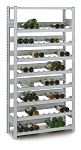 Základní regál na víno 100x30x175 cm, 133 lahví, bezšroubový